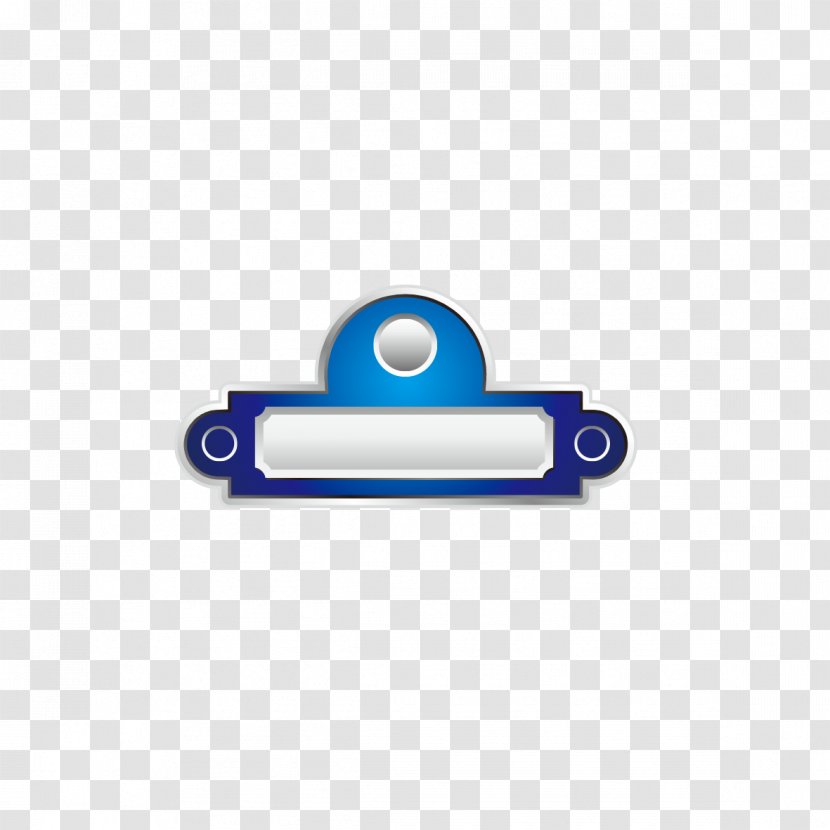 Blue Logo - Sticker - Frame Pendant Transparent PNG