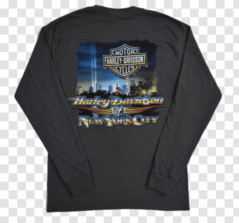 T-shirt Harley-Davidson Of New York City (MAIN SHOWROOM) Sleeve - Tshirt Transparent PNG