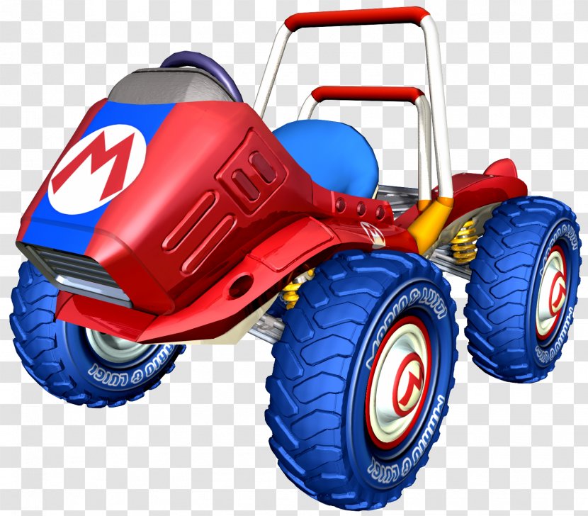 Mario Kart: Double Dash Kart 7 Luigi Bowser - Electric Blue Transparent PNG