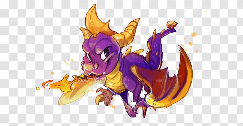 Crash Bandicoot Purple: Ripto's Rampage And Spyro Orange: The Cortex Conspiracy Dragon Spyro: Enter Dragonfly Legend Of Darkest Hour - Playstation - Magic Land Transparent PNG