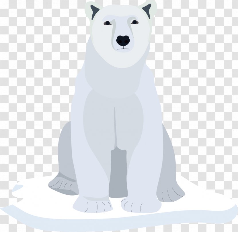 Polar Bear Arctic Snow Winter - Cartoon - Vector Snows Transparent PNG