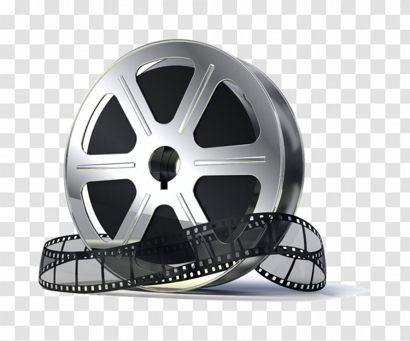 Reel Film Stock Photography - Automotive Wheel System - Silver Metal Footage Transparent PNG