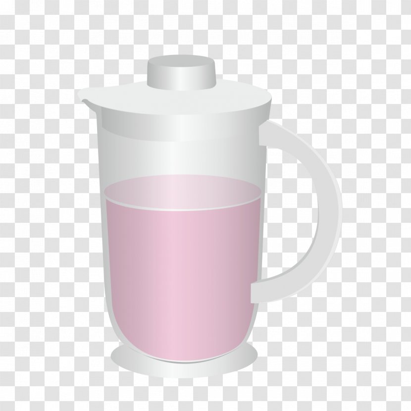 Pink Mug Cup Cartoon Animation Transparent PNG