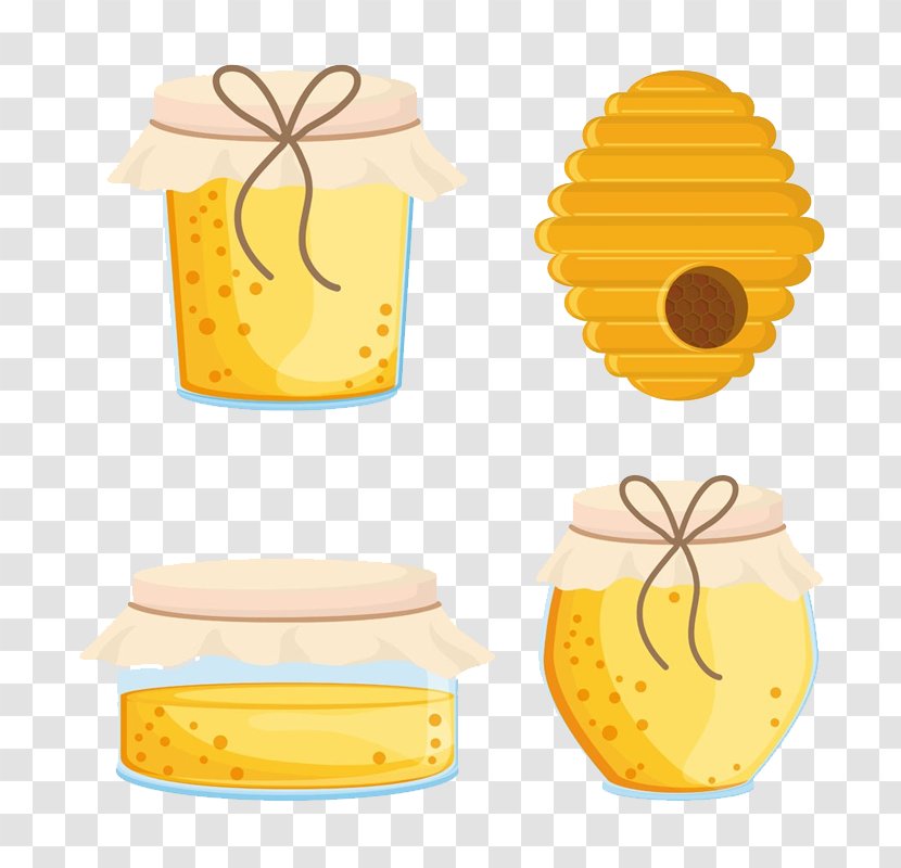 Vector Graphics Honey Stock Photography Illustration Food - Hive Transparent PNG