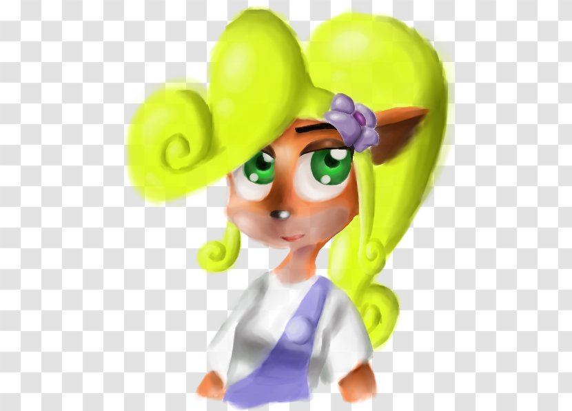 Clip Art Illustration Figurine Green Character - Coco Bandicoot Head Transparent PNG