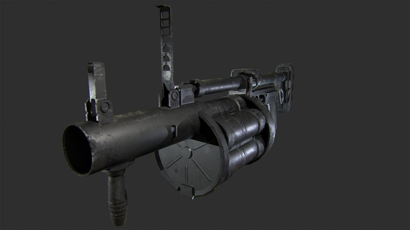 Weapon Firearm RG-6 Grenade Launcher - Water Transparent PNG