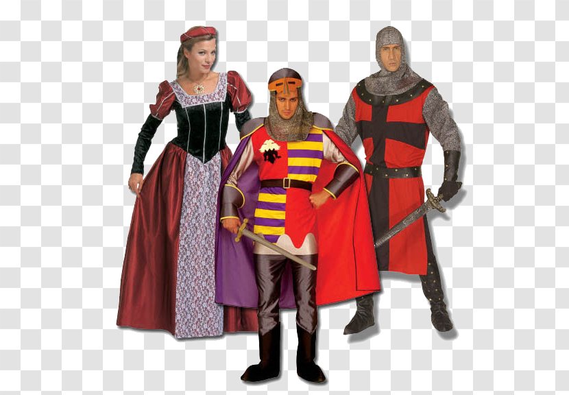 Middle Ages English Medieval Clothing Costume Dress - Fashion Transparent PNG