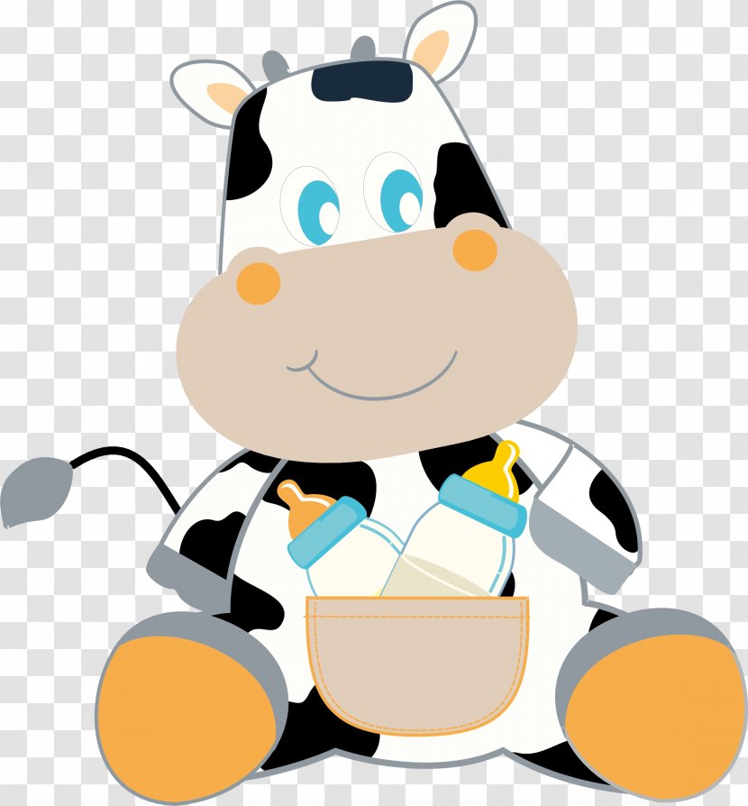 Dairy Cattle Clip Art - Google Images - Vector Cute Little Cow Transparent PNG