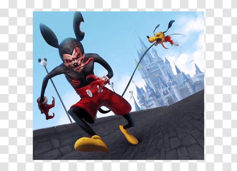 Mickey Mouse Minnie Pluto Horror - Flower Transparent PNG