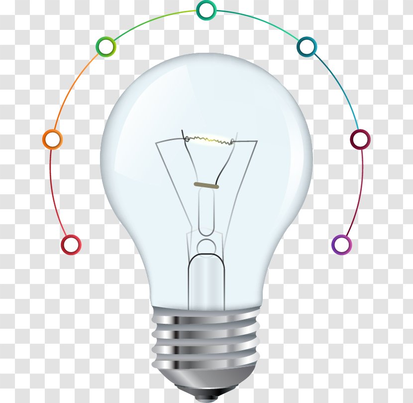 Chart - Flat Design - Bulb Cartoon Transparent PNG