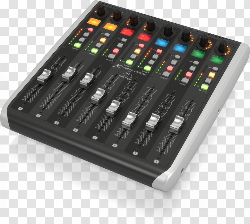 Behringer X-Touch Audio Control Surface MIDI Controllers Fade Digital Workstation - Hardware - USB Transparent PNG
