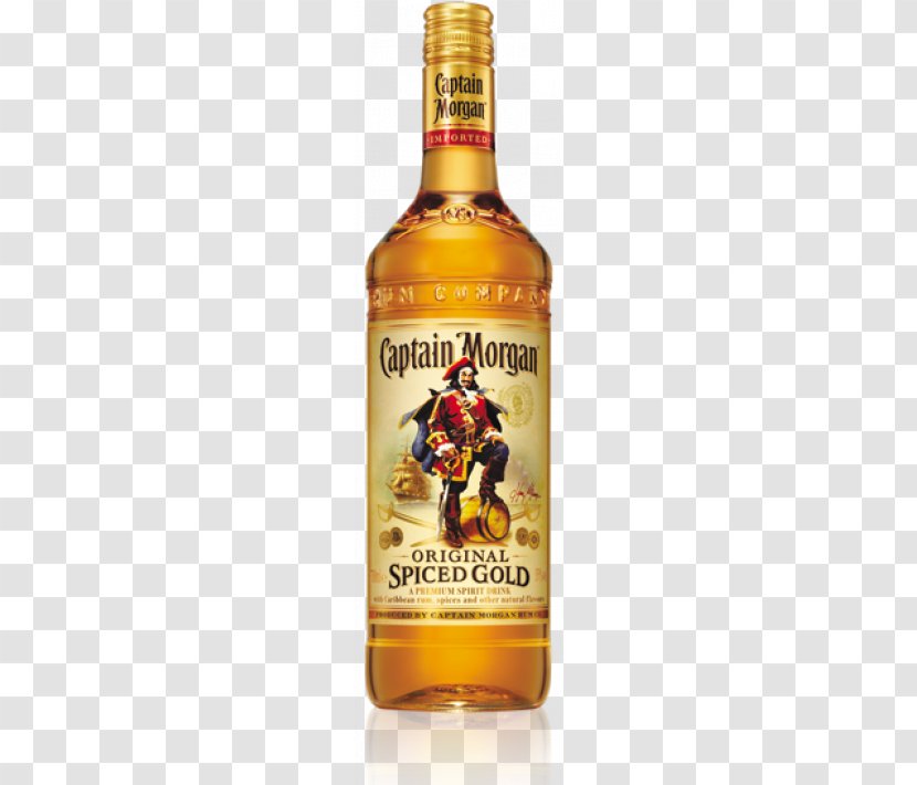 Rum Liquor Captain Morgan Vodka Spice - Alcohol By Volume Transparent PNG