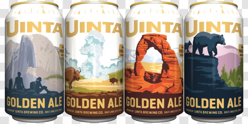 Beer Uinta Brewing Co India Pale Ale National Park - Bottle Transparent PNG