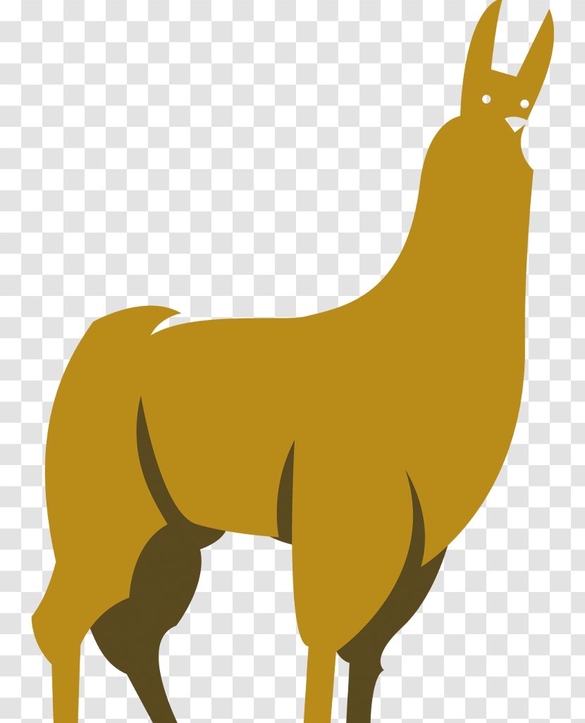 Llama Mustang Pack Animal Camel Pet - Livestock Transparent PNG