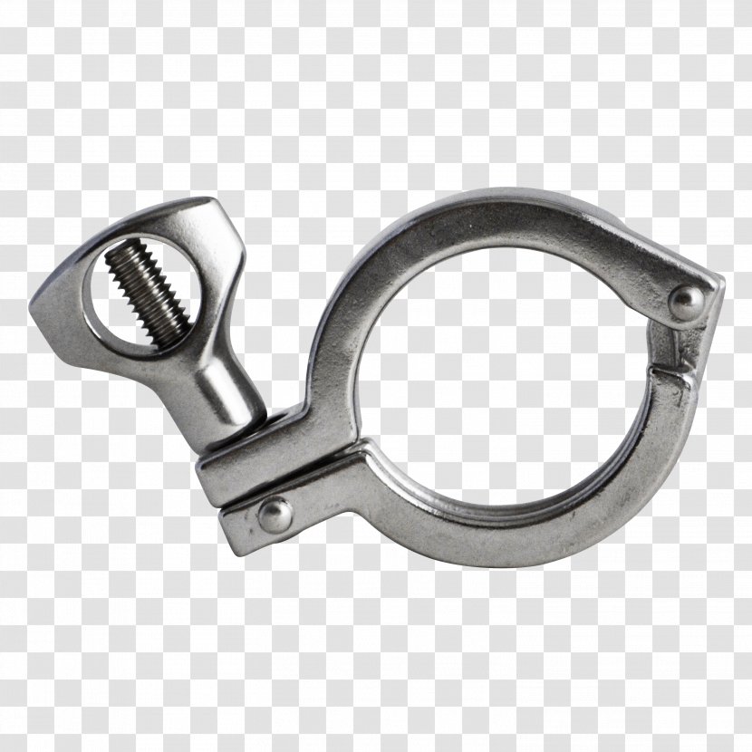 C-clamp Stainless Steel Pipe Fitting - Sae 304 - Hardware Accessory Transparent PNG