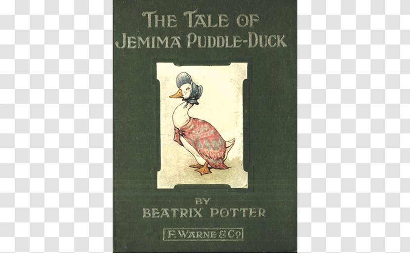 The Tale Of Jemima Puddle-Duck Peter Rabbit Hill Top, Cumbria Tom Kitten Story Miss Moppet - Book - Duck Transparent PNG