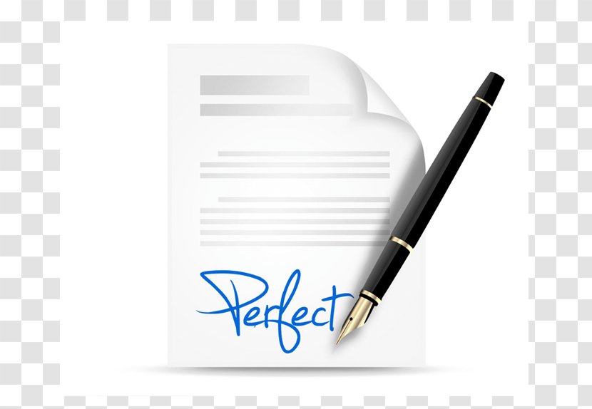 Contract Document Clip Art - Signature - Brand Transparent PNG