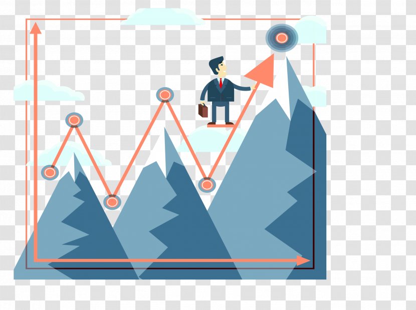 Euclidean Vector - Blue - Red Up Arrow Transparent PNG