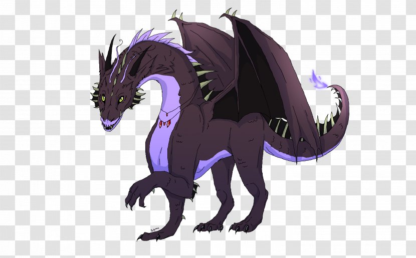 Dragon Drawing Eragon Purple - Violet Transparent PNG