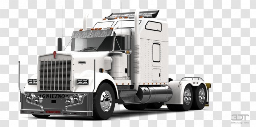 Tire Car Kenworth W900 T600 - Freight Transport Transparent PNG