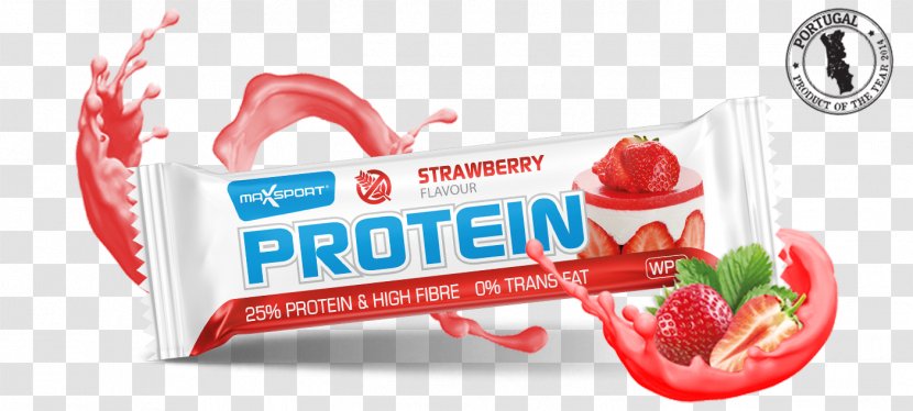 Protein Bar Candy Food Sport - Strawberry Isolated Transparent PNG