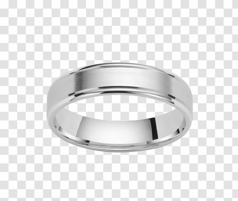 Wedding Ring Gold Diamond Carat Białe Złoto - Platinum Transparent PNG