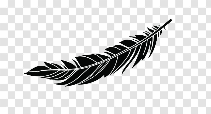 Feather Logo - Monochrome - Photography Transparent PNG