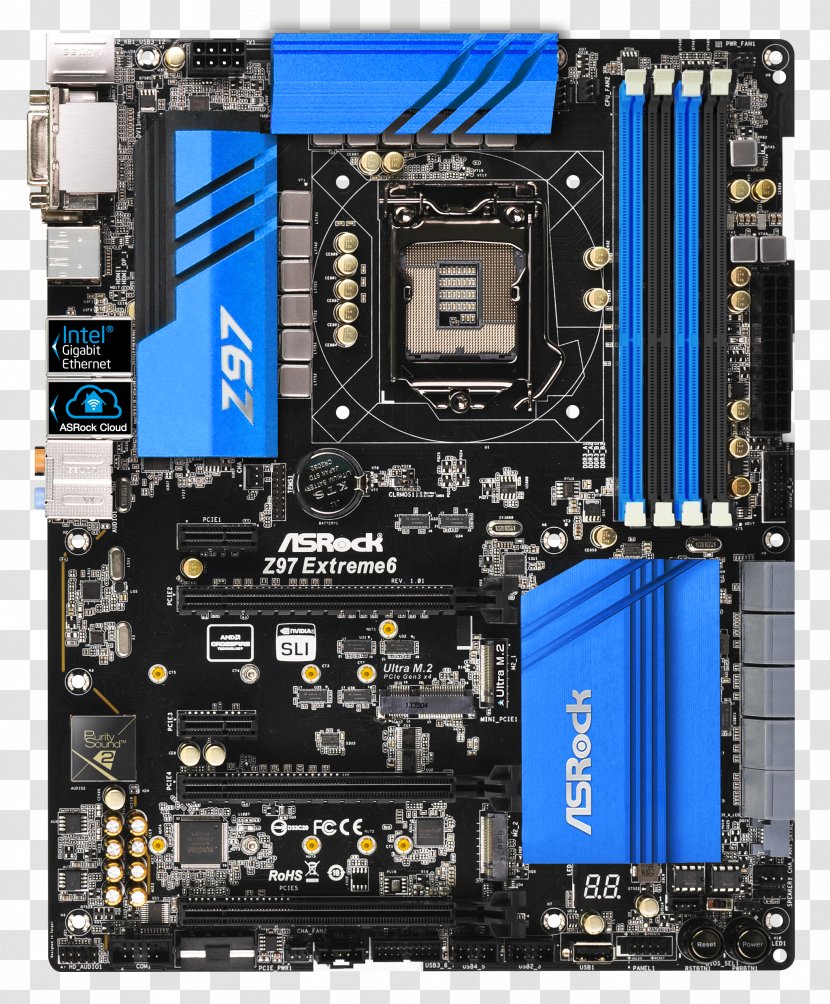 Intel ASRock Motherboard PCI Express Mini-ITX - Cpu - Hitting Transparent PNG