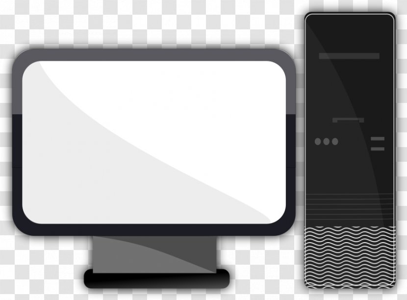 Laptop Desktop Computers Computer Monitors Clip Art - Handheld Devices - Cliparet Transparent PNG