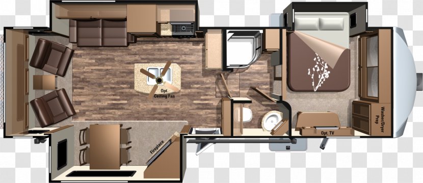 Fifth Wheel Coupling Campervans Floor Plan Caravan - House - Car Transparent PNG