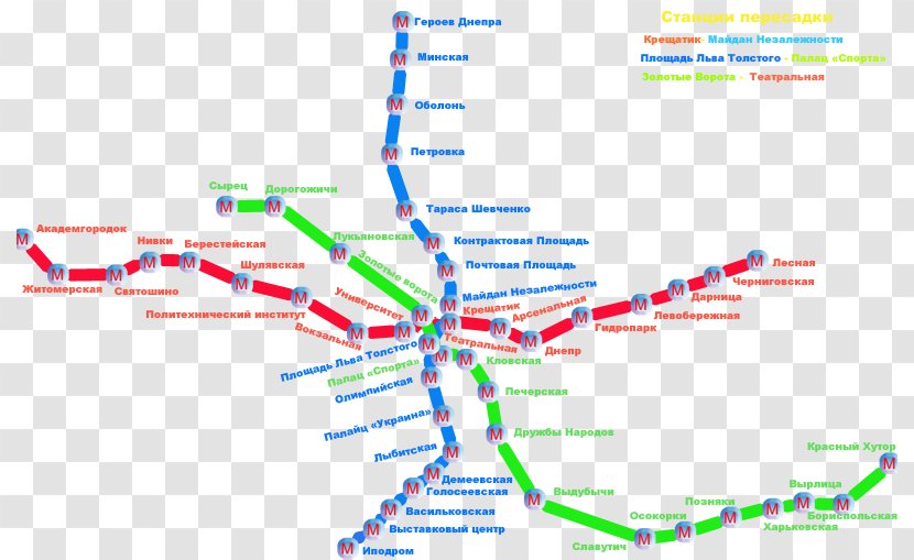Kiev Metro Rapid Transit Transport Bus Diagram Transparent PNG
