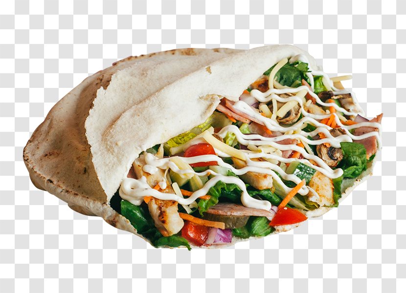 Korean Taco Pita Caesar Salad Wrap Falafel Transparent PNG