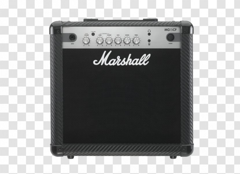 Guitar Amplifier Marshall Amplification MG15CF Amplificador - Frame Transparent PNG