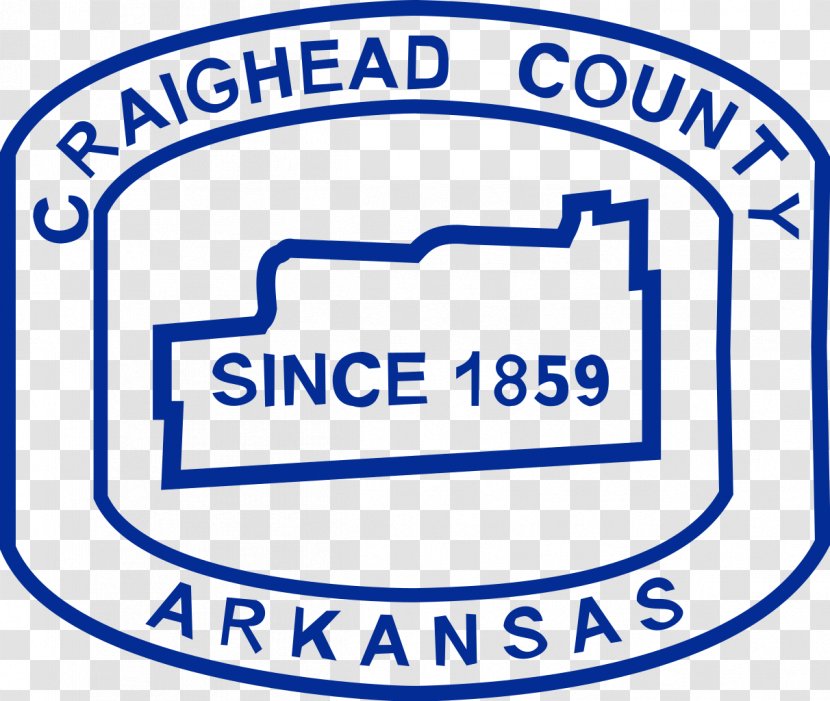 Craighead County, Arkansas Logo Organization Seal - Banner Transparent PNG