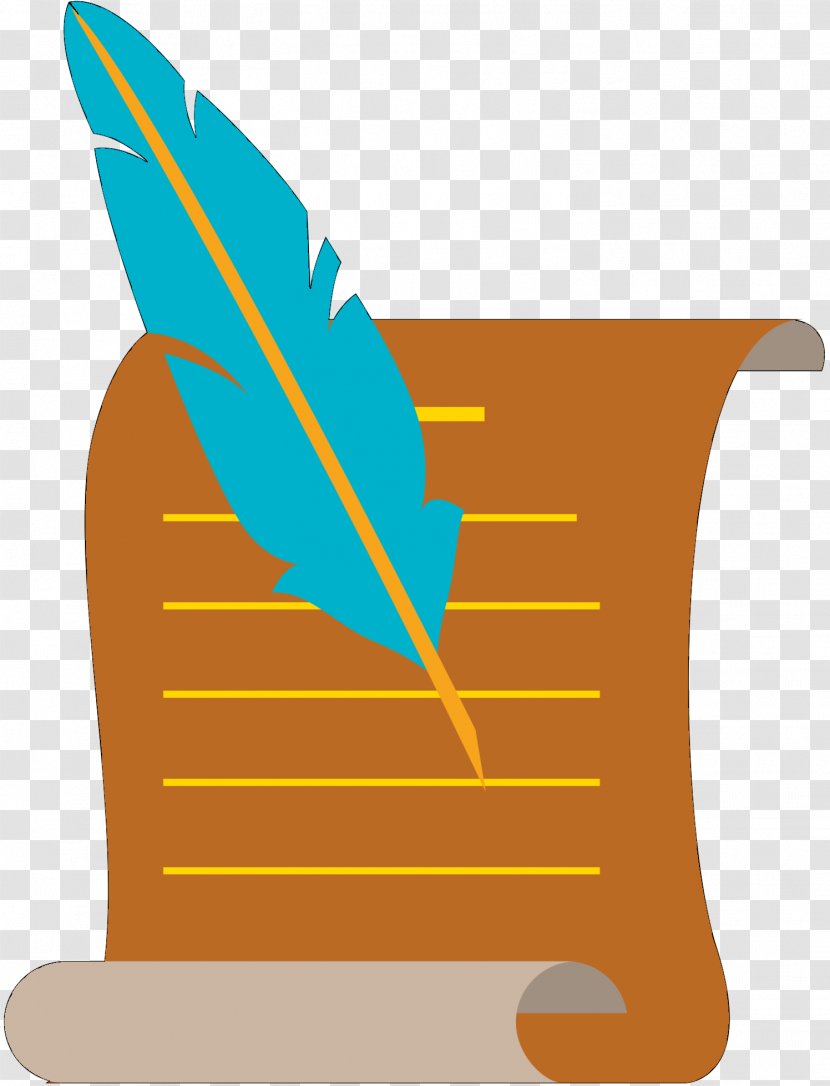 Clip Art Line - Writing Implement - Quill Transparent PNG