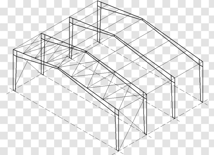 Cross Bracing Roof Structure Building Architectural Engineering - Daylighting Transparent PNG