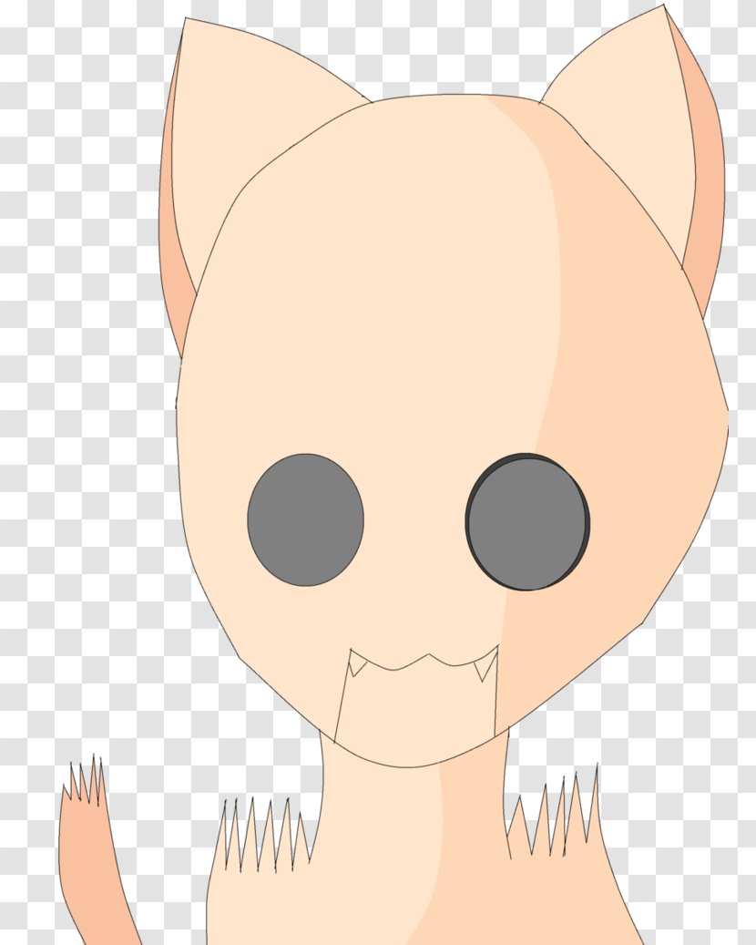 Whiskers Snout Cheek Cat Jaw - Tree Transparent PNG