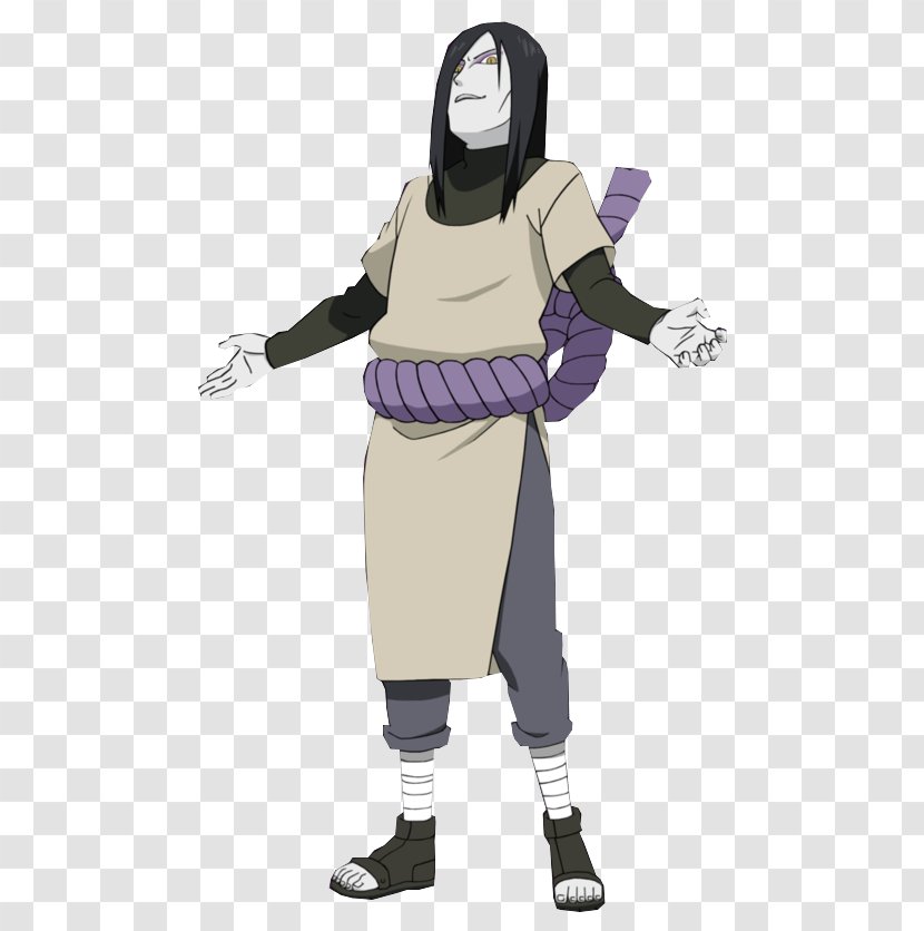 Orochimaru Naruto Character Akatsuki Model Sheet - Heart Transparent PNG