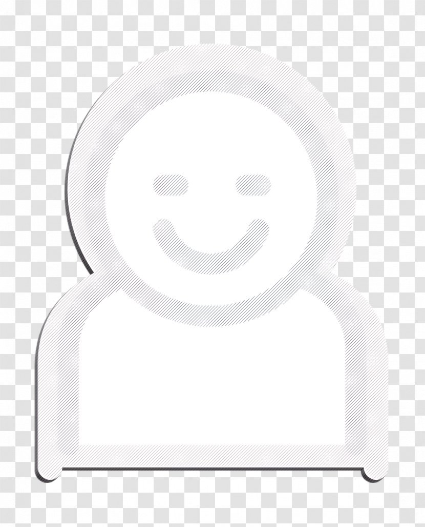 Avatar Icon General Human - Blackandwhite - Smile Transparent PNG