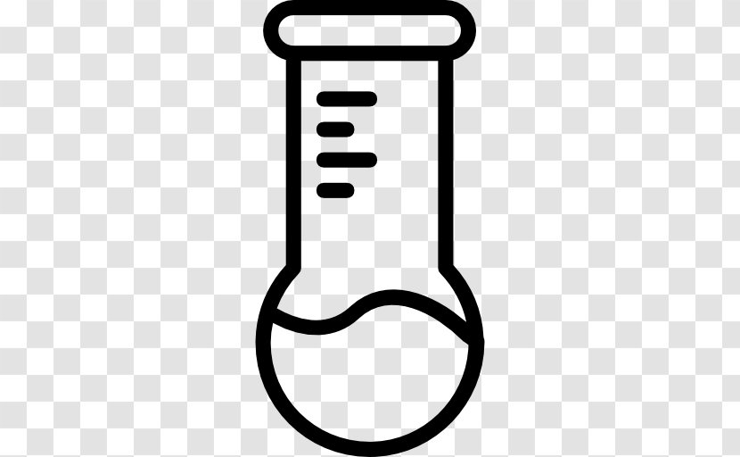 Laboratory Flasks Chemistry Test Tubes Erlenmeyer Flask - Black And White - Science Transparent PNG