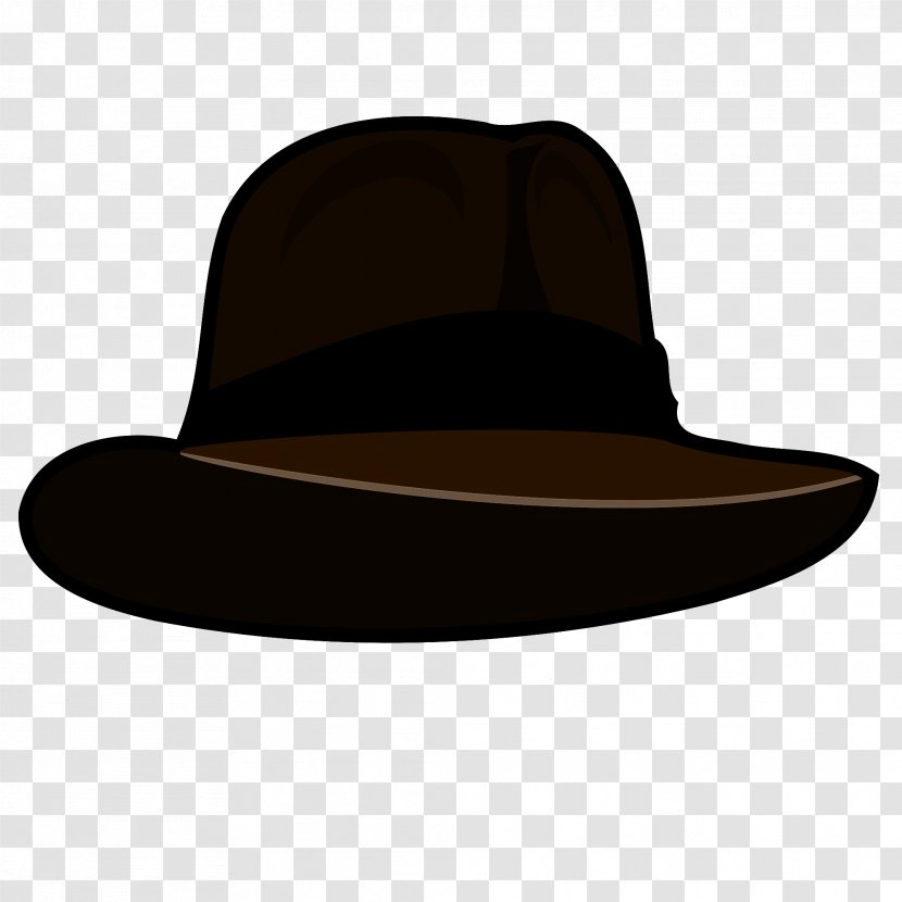Fedora - Brown - Logo Costume Accessory Transparent PNG