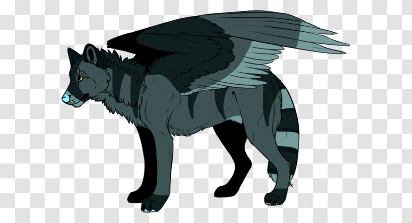Dog Canidae Illustration Line Art Graphics - Tail - Winged Wolf Drawings Computer Transparent PNG