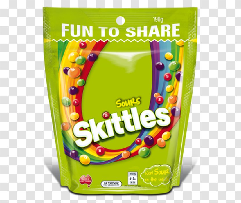 Skittles Sours Original NZ Lifestyle Bag 190g Toy - Berry Punch Transparent PNG