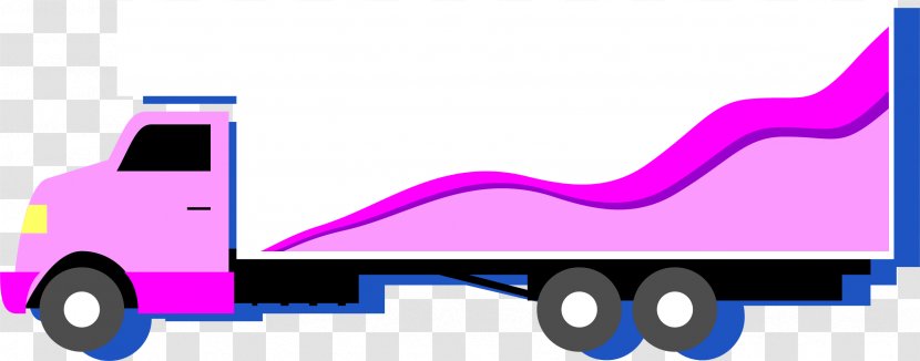 Truck - Gratis - Purple Transparent PNG