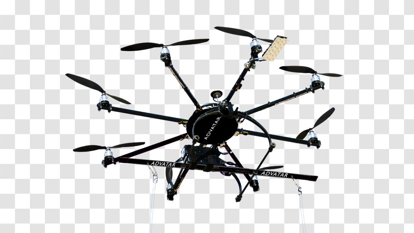 Unmanned Aerial Vehicle Quadcopter Advertising Hoovy Radio-controlled Helicopter - Aircraft - Body Drone Transparent PNG