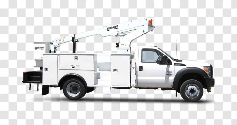 Ford F-550 Car Tow Truck Aerial Work Platform - Lift Transparent PNG