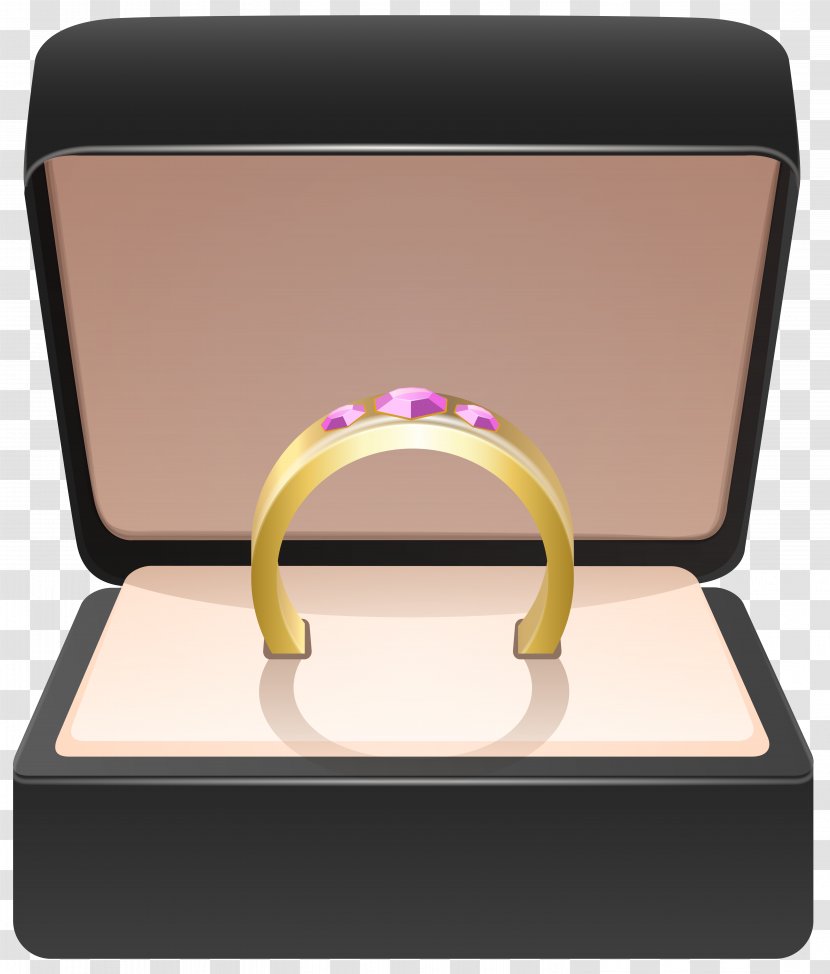 Earring Jewellery Box Clip Art - Engagement Ring - Gold In Image Transparent PNG