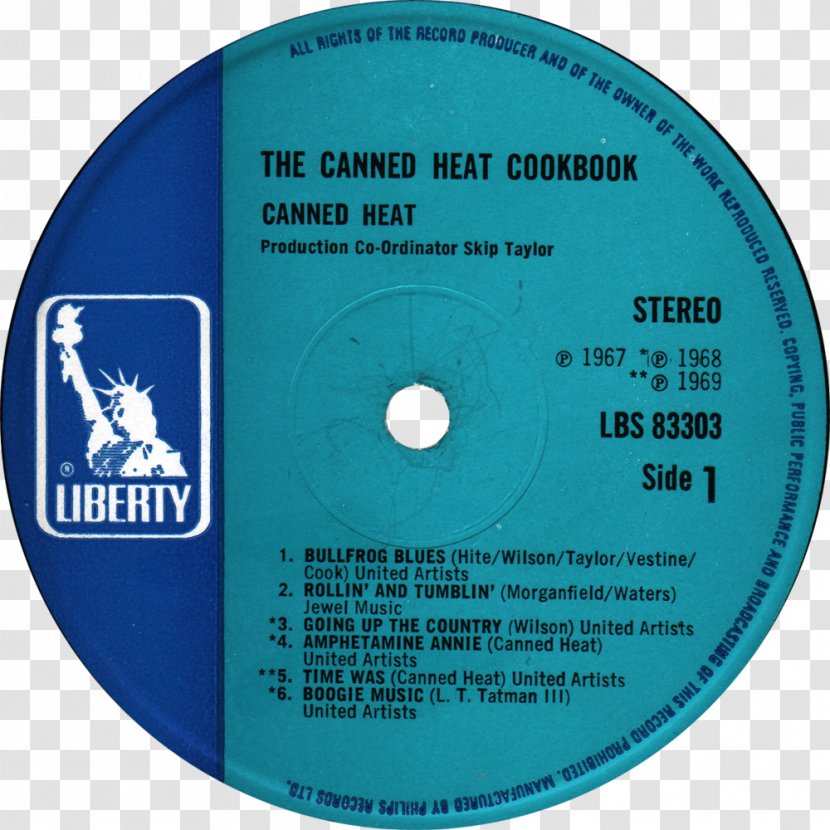 Compact Disc Let's Work Together Canned Heat Phonograph Record United Kingdom - Turquoise - Philips Iron Transparent PNG