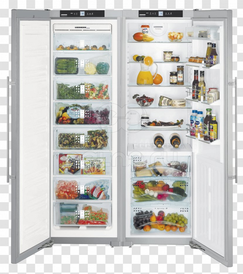 Liebherr Group SBSes 7253 Refrigerator Freezers - Kitchen Transparent PNG