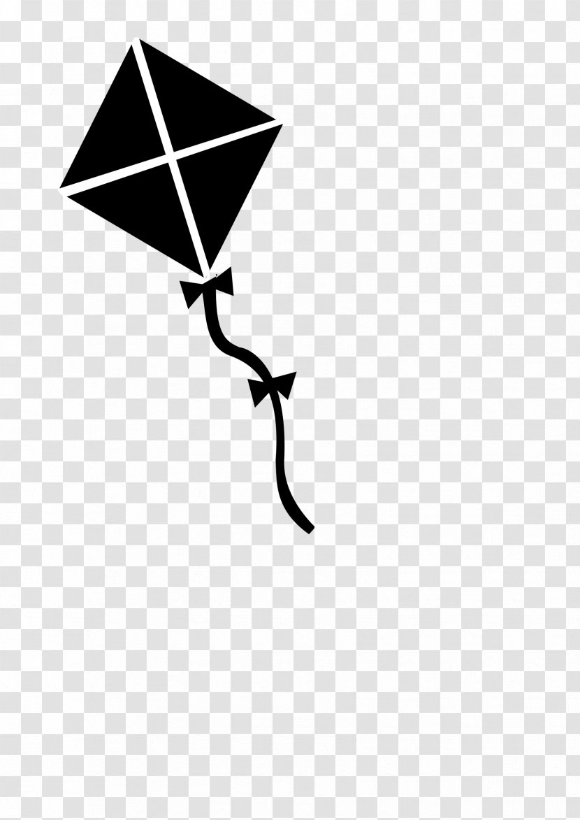Kite Clip Art - Cup - Black And White Transparent PNG